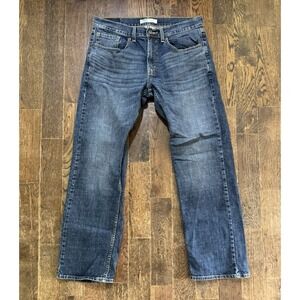 Levi Signature Gold Jeans Men's Size W32xL30 Relaxed Straight Blue Stretch